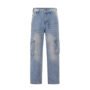 Men’s Light Blue Cargo Denim Jeans