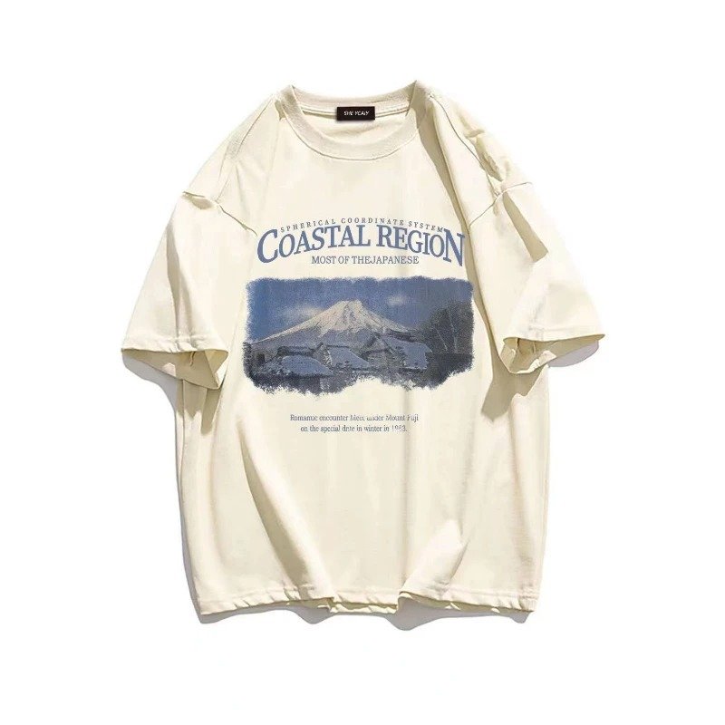 Men’s Coastal Region Graphic Printed T-Shirt