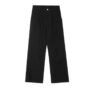 Men’s Black Wide-Leg Utility Pants