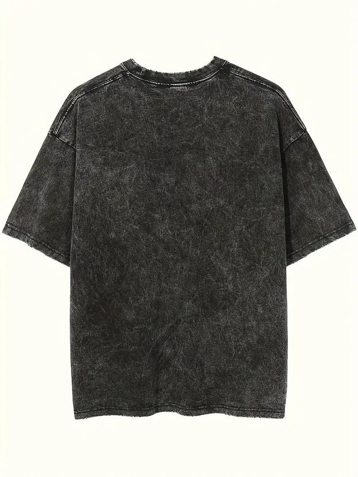 Charcoal Acid Wash Oversized T-Shirt