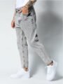 Street Grey Straight Jeans