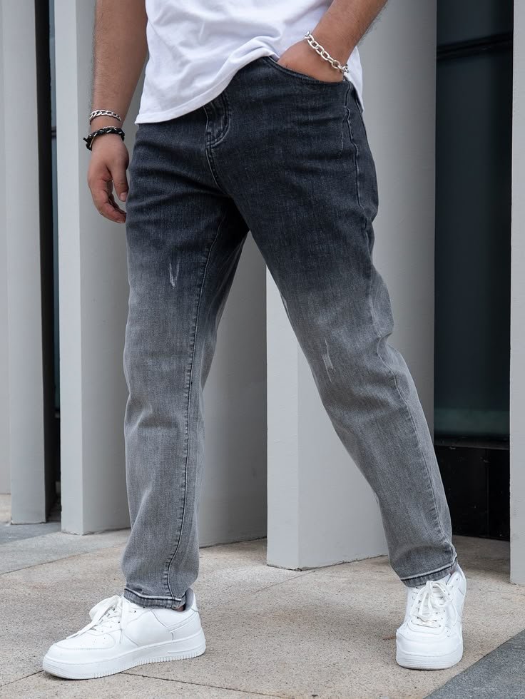 Vintage Cropped Wash Jeans