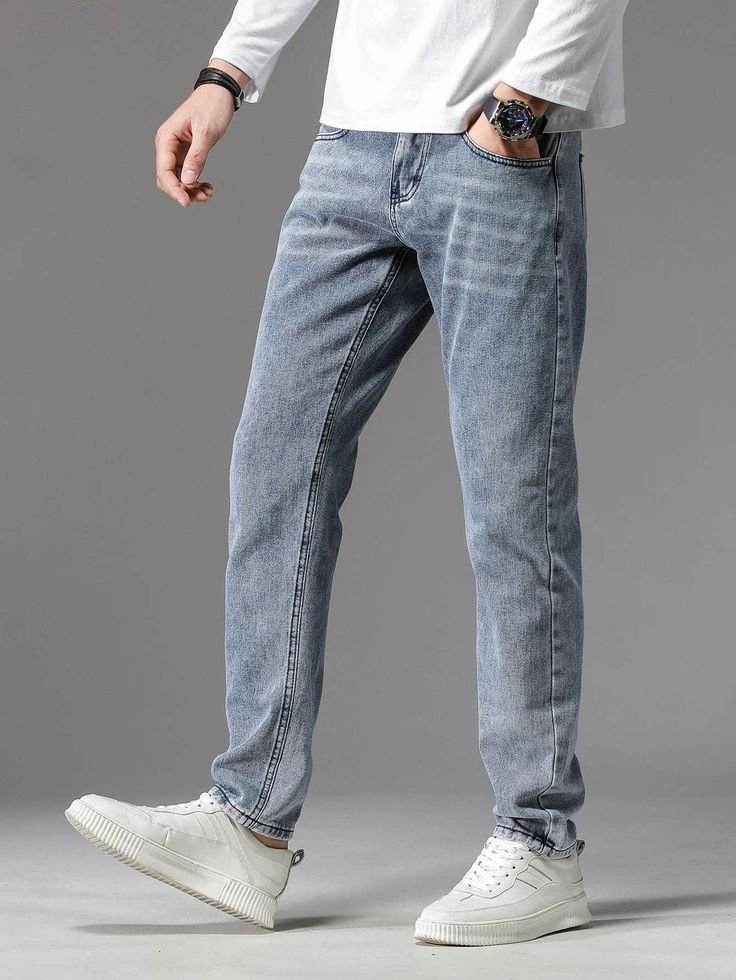 Light Fade Slim Jeans