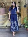 Dusty Blue Scalloped Lace codset