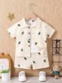 Cactus Print Boys’ Cotton Co-ord Set