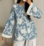 Teal Embroidered Cotton Top