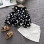 Polka Ruffle & White Shorts Girls’ Co-ord Set