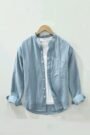 Light Blue Denim Casual Shirt